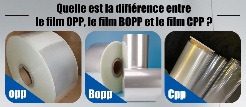 Quelle est la différence entre le film OPP, le film BOPP et le film CPP ?