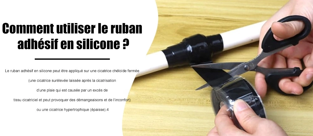 Comment utiliser le ruban adhésif en silicone ?