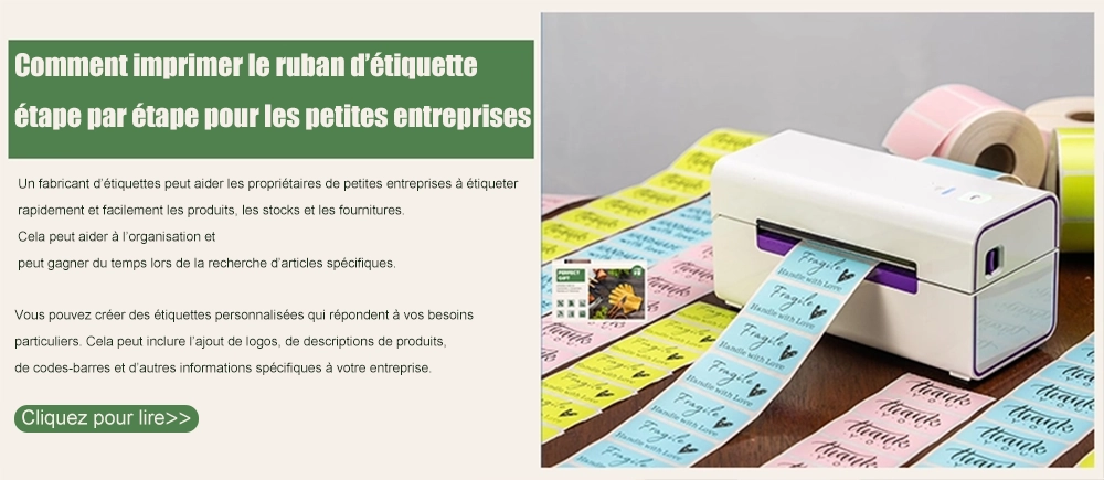 Comment imprimer des bandes d'étiquettes étape par étape pour les petites entreprises